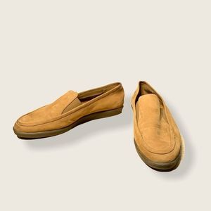 Lands End Suede Slip On Loafers Size 6.5M